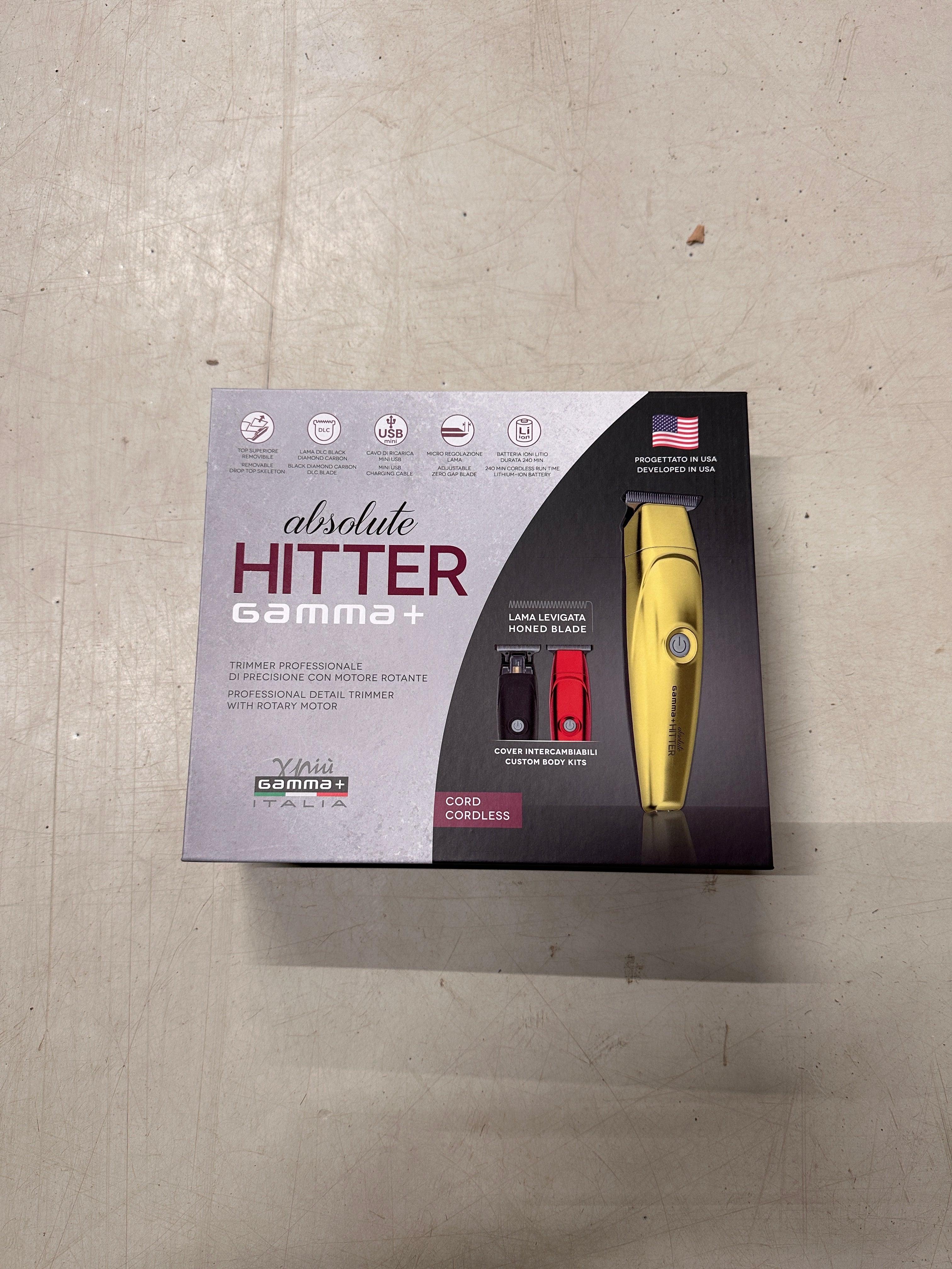 GAMMA HITTERS+ CORDLESS TRIMMER