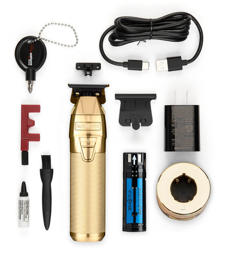 BABYLISS FXONE ALL-METAL GOLD SKELETON TRIMMER
