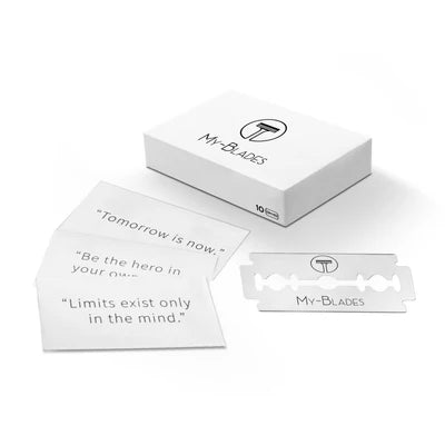 MY BLADES DOUBLE EDGE BLADES 100PIECES - PLATINUM