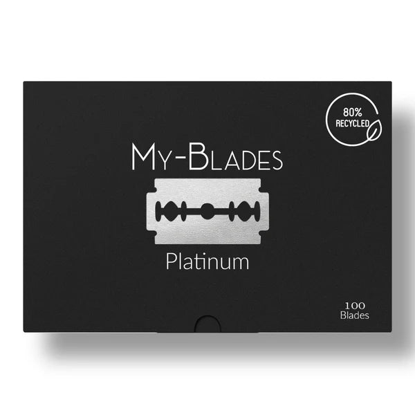 MY BLADES DOUBLE EDGE BLADES 100PIECES - PLATINUM