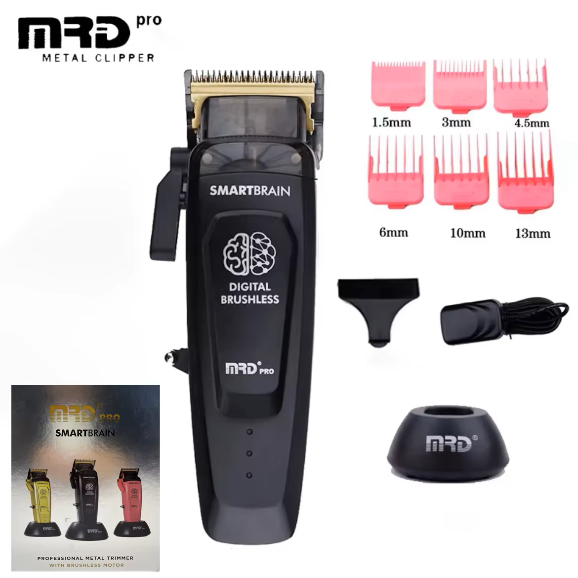 MRD PRO SMARTBRAIN CLIPPER - BLACK